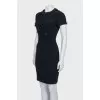 Fitted dress with embellished top