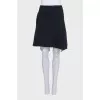 Black asymmetrical skirt