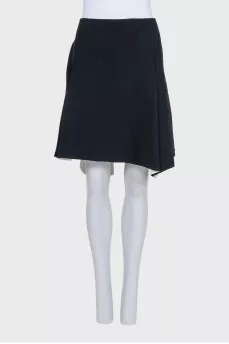 Black asymmetrical skirt