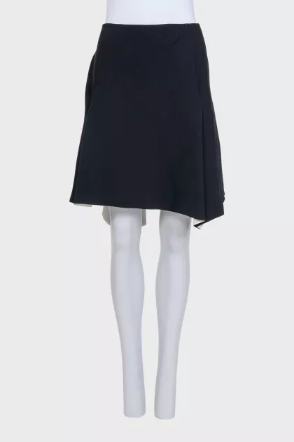 Black asymmetrical skirt