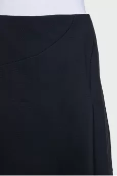 Black asymmetrical skirt
