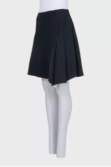Black asymmetrical skirt
