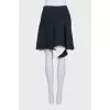 Black asymmetrical skirt