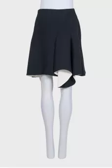 Black asymmetrical skirt