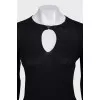 Black cashmere jumper