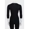 Black cashmere jumper