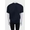 Футболка oversize з сріблястим лого