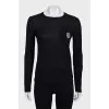 Black jumper with logo