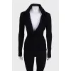 Fitted cardigan with buttons