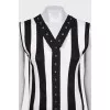 Black and white striped T-shirt