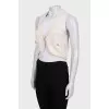 Cashmere vest with signature buttons