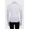 Slim-fitting T-shirt with brand logo