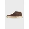 Men's brown suede boots