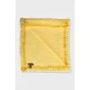 Yellow cashmere and silk scarf