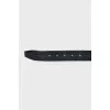 Men's reversible belt with rectangular buckle