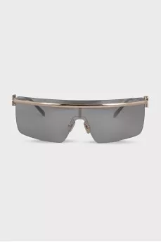 Gold sunglasses with gray tint