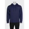 Men's purple sweatshirt with brand logo