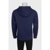 Men's purple sweatshirt with brand logo