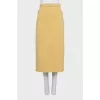 Straight skirt with pockets