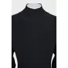 Fitted dress with voluminous sleeves