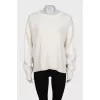 Джемпер oversize з круглим вирізом