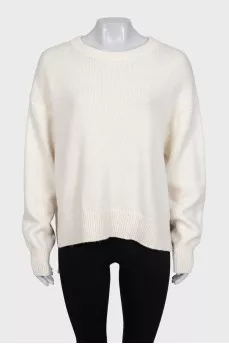 Джемпер oversize з круглим вирізом