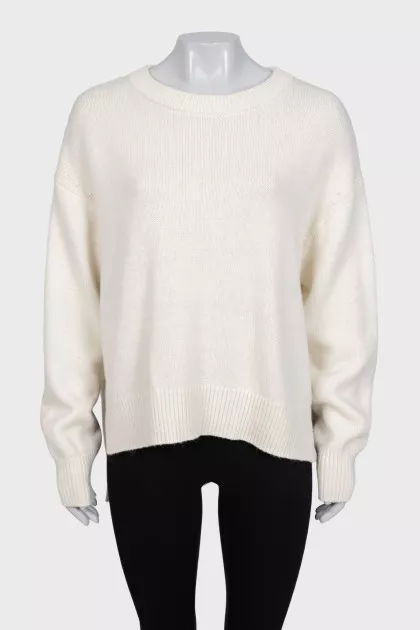 Джемпер oversize з круглим вирізом