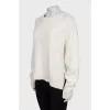 Джемпер oversize з круглим вирізом