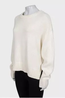 Джемпер oversize з круглим вирізом