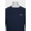 Men's straight-cut sweatshirt with logo