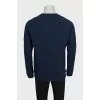 Men's straight-cut sweatshirt with logo