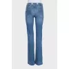 Blue mid-rise jeans