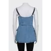 Fitted denim top