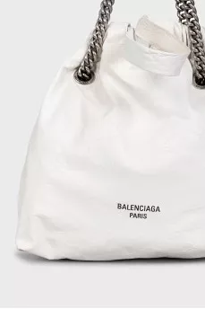 White Crush Bucket Bag