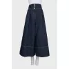 Wide leg cropped jeans with tag