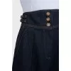 Wide leg cropped jeans with tag