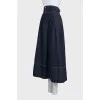 Wide leg cropped jeans with tag