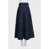 Wide leg cropped jeans with tag