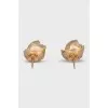 Camellia earrings