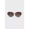Red sunglasses decorated with crystals