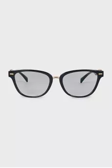 Black glasses with gradient lenses