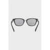 Black glasses with gradient lenses