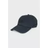 Men's cap with branded embroidery