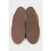 Men's insulated leather sneakers