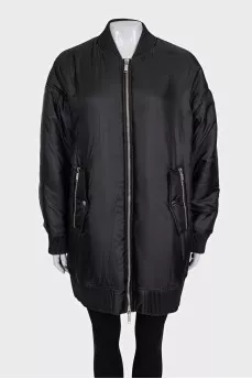 Oversized black jacket