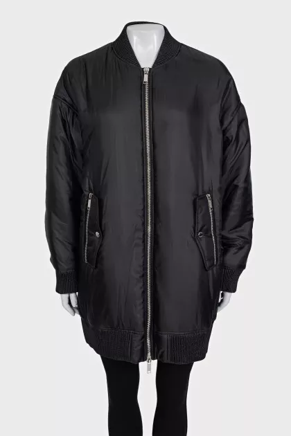 Oversized black jacket