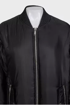 Oversized black jacket