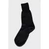 Men's high socks with tag