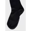 Men's high socks with tag