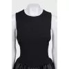 Black dress with a full skirt